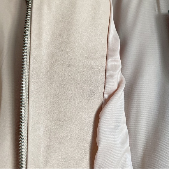 NWT Zara genuine leather peplum jacket - Picture 13 of 13